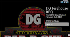 Desktop Screenshot of dgfirehousebbq.com